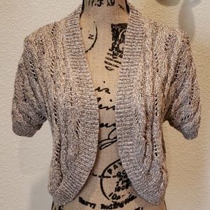 Chico's Metallic Shrug